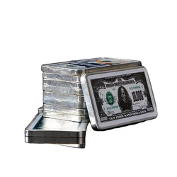 WR Home Accessory 10000 Dollar American Silver Bill Note Fake Bar Quality 999.9 Silver Bars