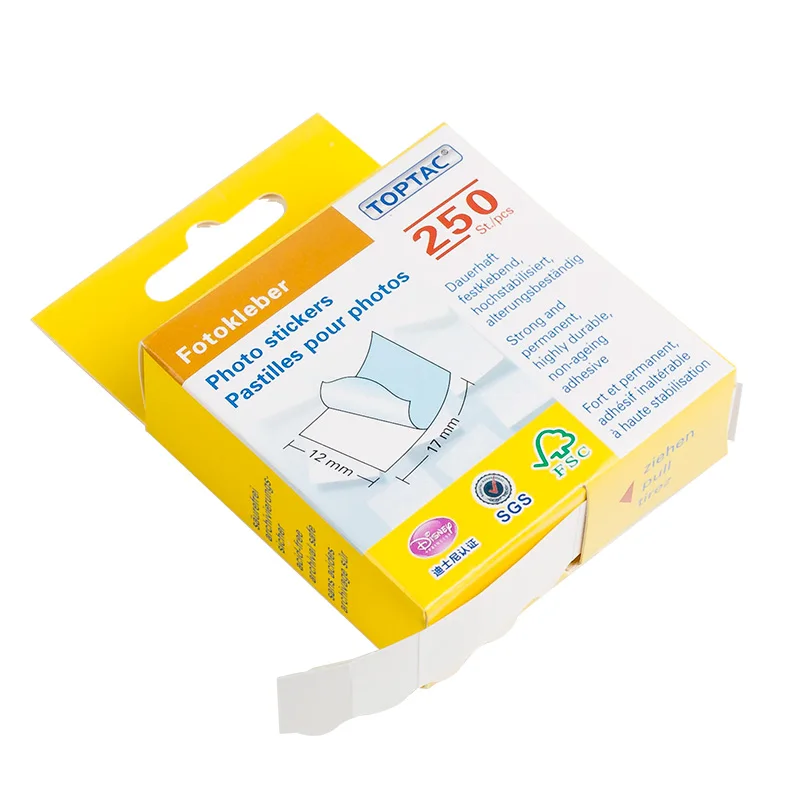 500 Pieces Autocollant Adhesive Photo Double Face Photo Stickers