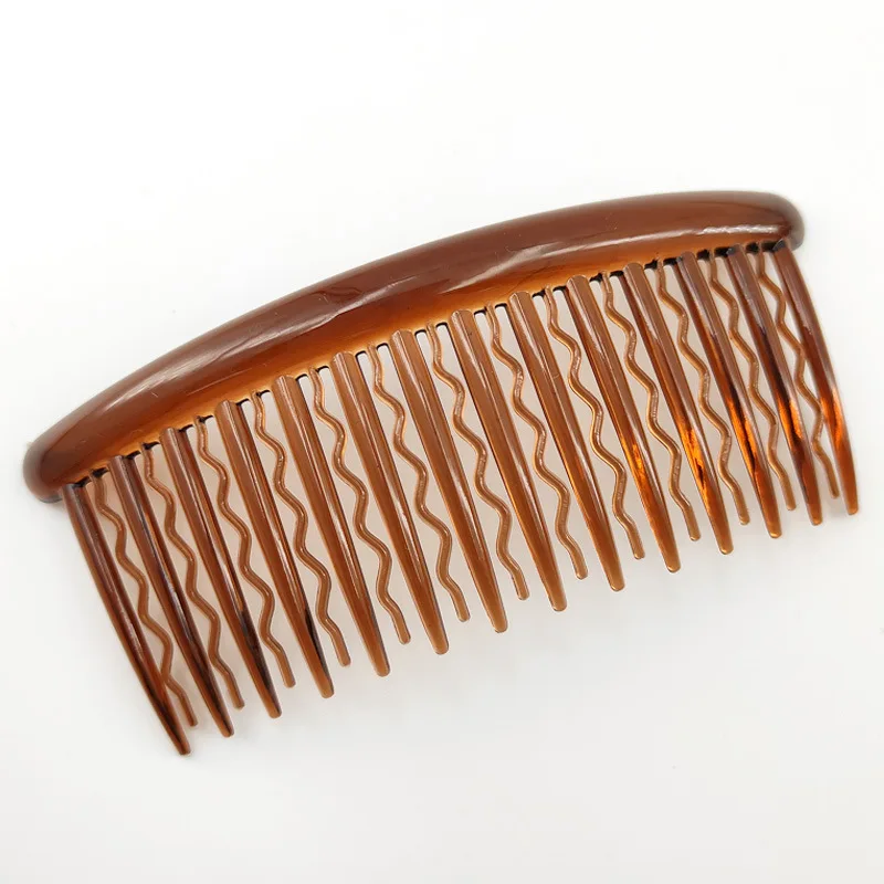5cm*12cm 27teeth Waved Teeth Plastic Combs Accessories Plain Side Hair Comb Hairpins for Handmade Women Hair Accessories