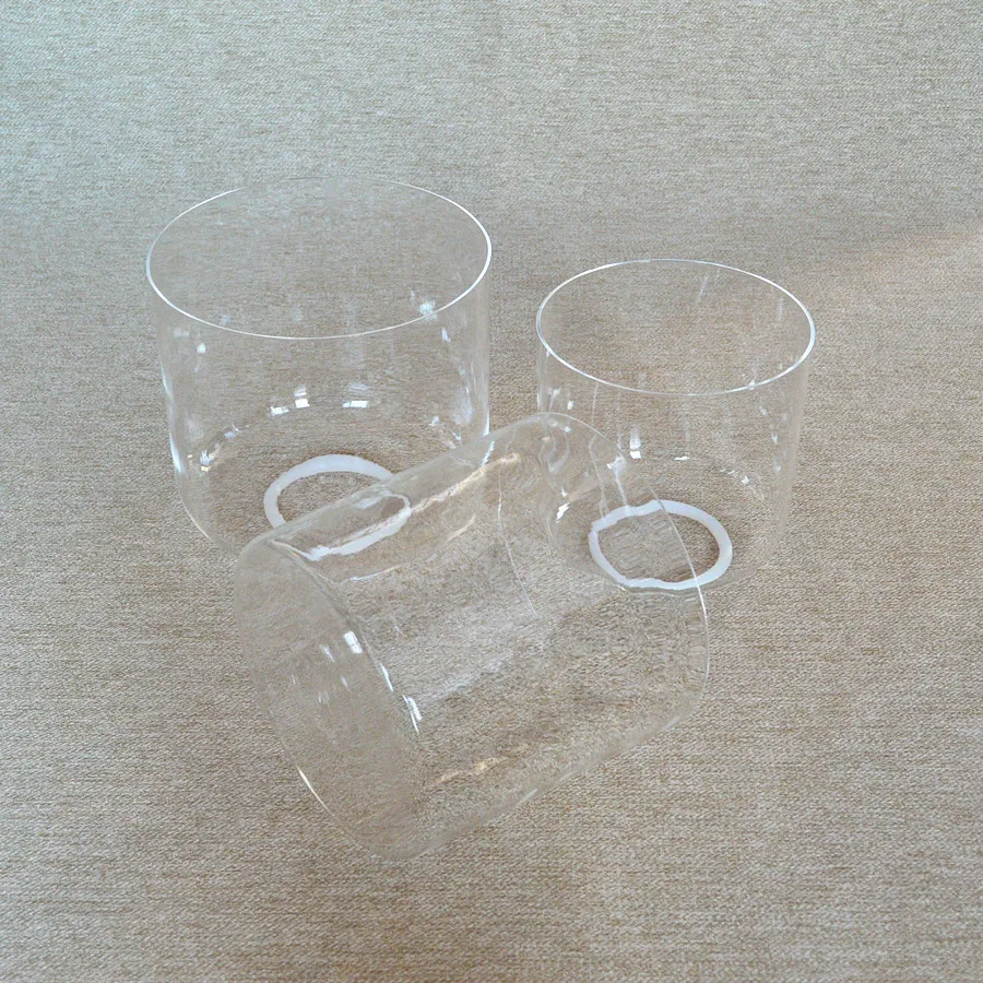 HF High quality clear singing crystal bowl single set