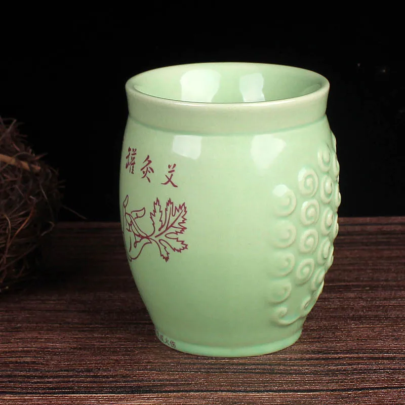 Traditional Chinese Medicine Ceramic Moxibustion Cups Massager