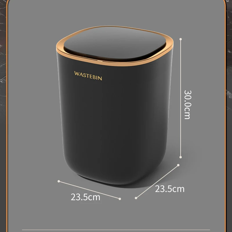 new designer inteligente sensor automatic dustbin rubish nordic smart kitchen rubbish dust plastic garbage trash can waste bins