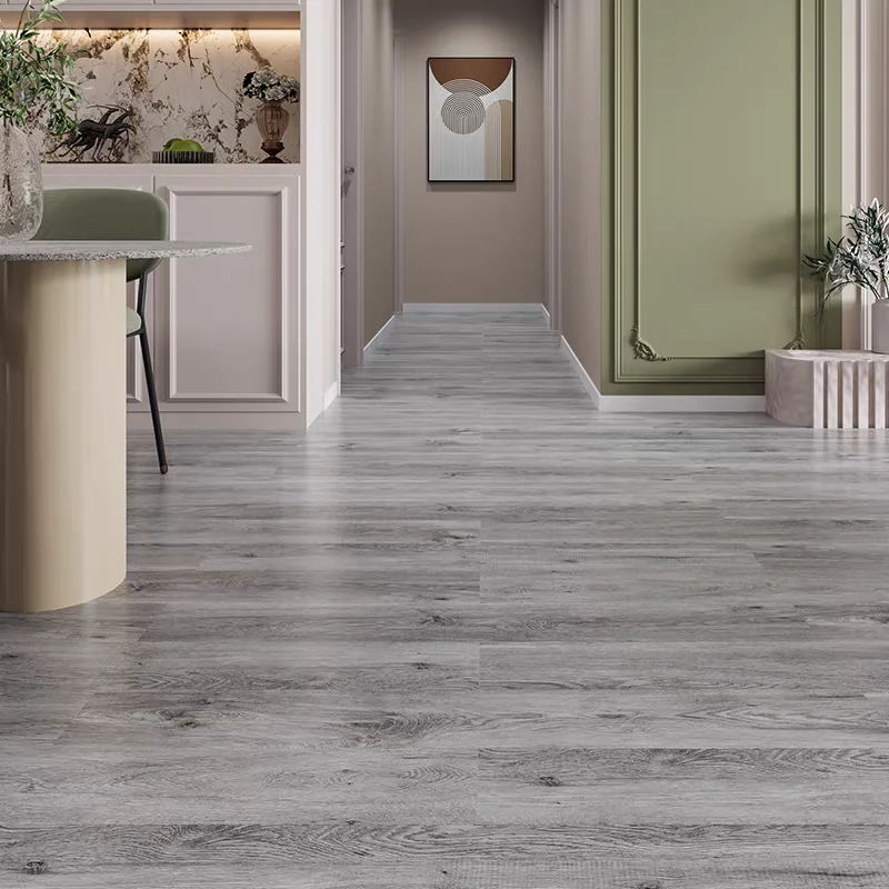 Modern Design SPC Click 5mm Vinyl Flooring Indoor Use PVC Plastic Piso with 3mm 4mm 6mm 7mm 8mm Thickness for Home Hospital