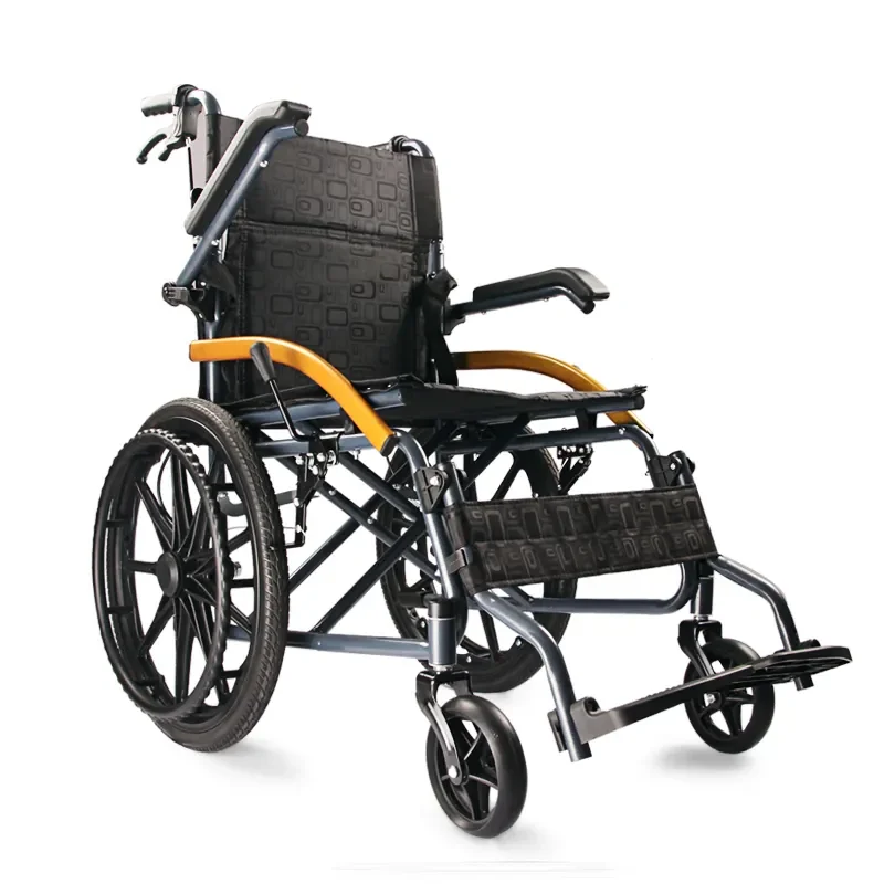 Складная ручная Сверхлегкая инвалидная коляска/самая дешевая коляска