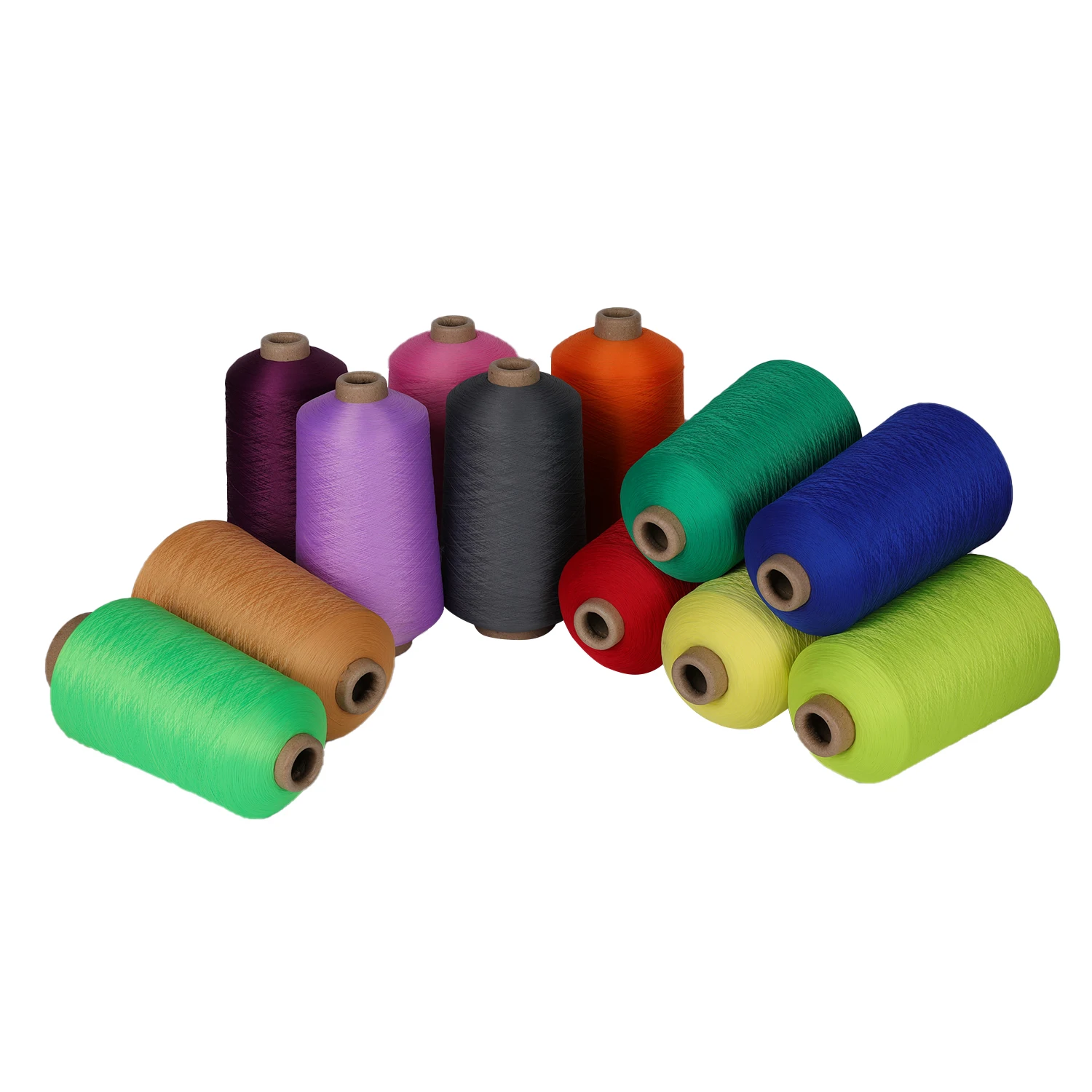 Imitation Nylon High Elastic Yarn Dope Dyed High Stretch DTY Polyester Yarn For Socks Knitting