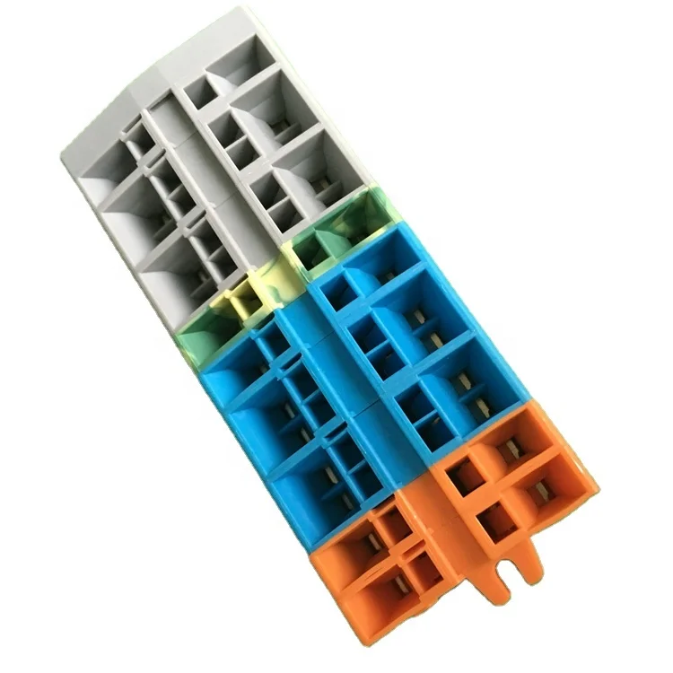 Kingtone Portable Plastic Miniature Terminal Block With Spring Clamp