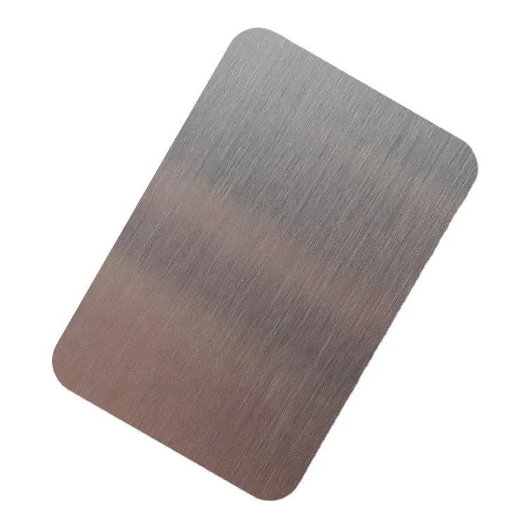 Нержавеющая сталь 316 304 PVD покрытие матовый № 4 готовый лист из нержавеющей стали для кухонных принадлежностей для проекта Дубай отель