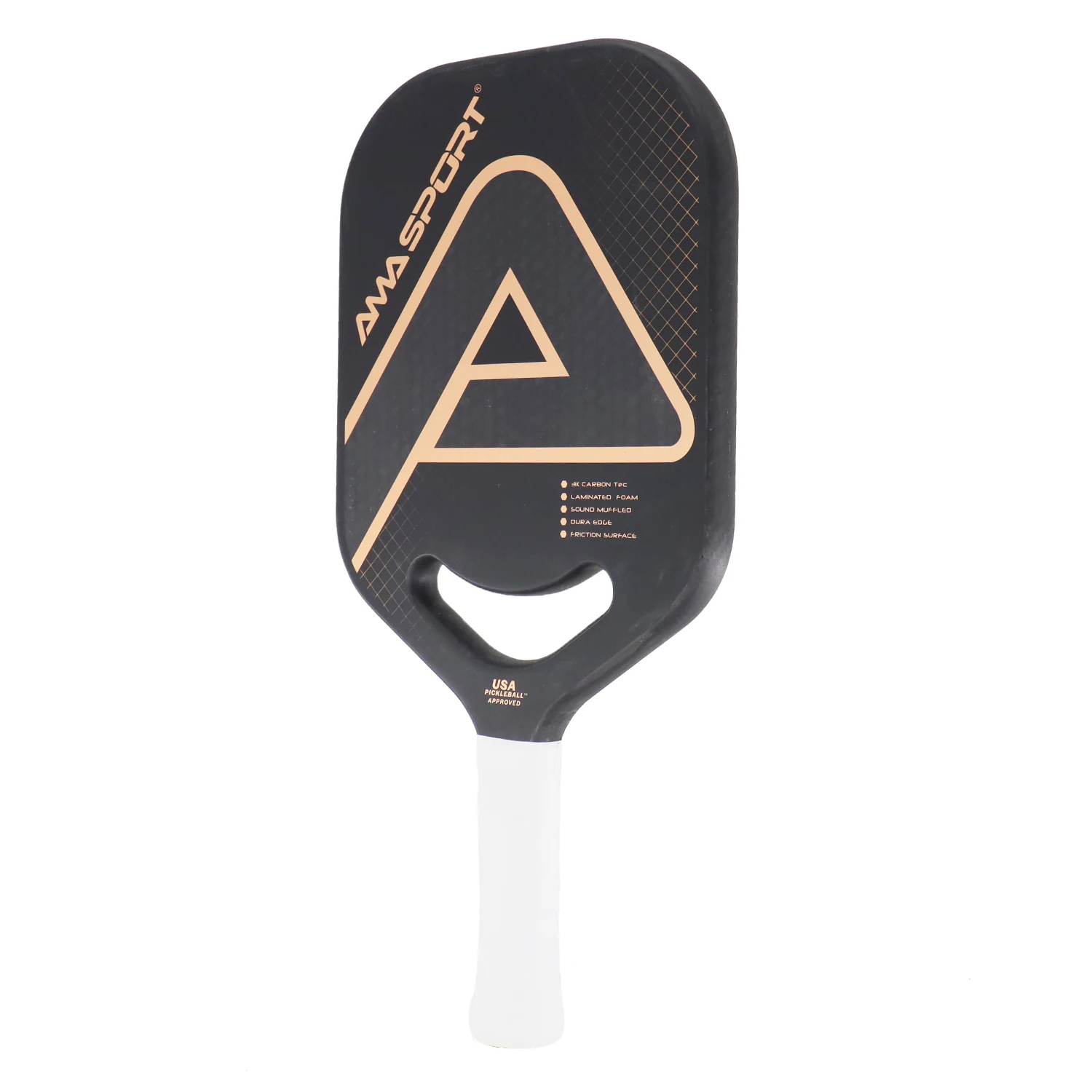 Изготовленный На Заказ Профессиональный грубый текстурированный углерод usкак Dura Paddle pickleball 3K Углеродное весло графит