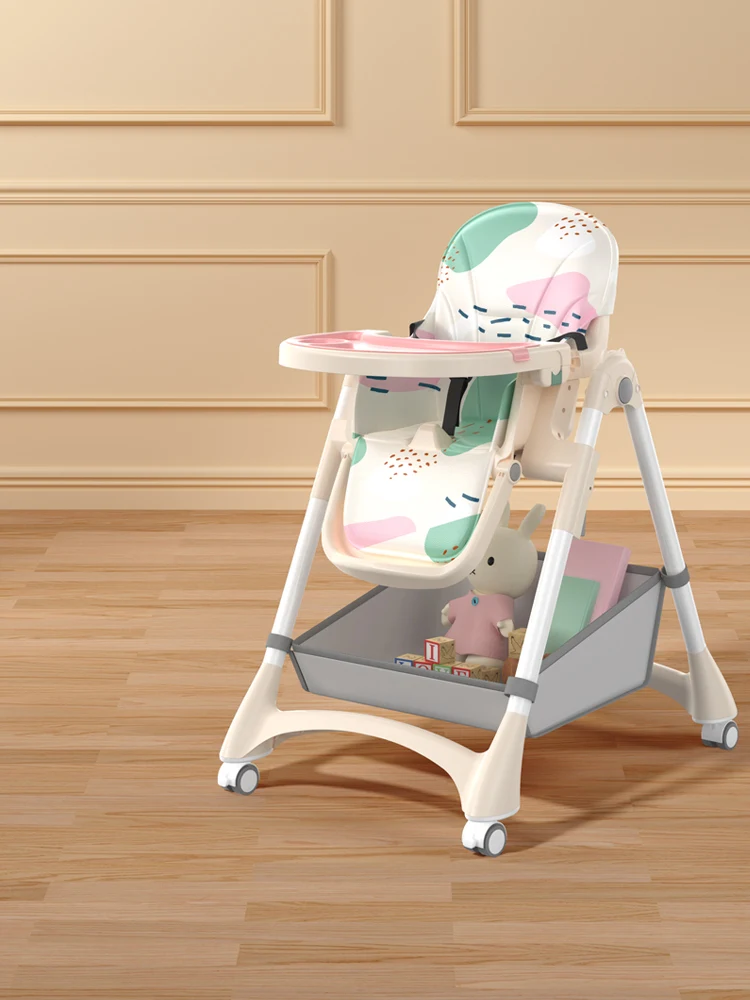 Professional Manufacturer Adjustable Table Food Baby Chair with Tray Small Simple Kids Eating Dinner Seat High Baby Chair
