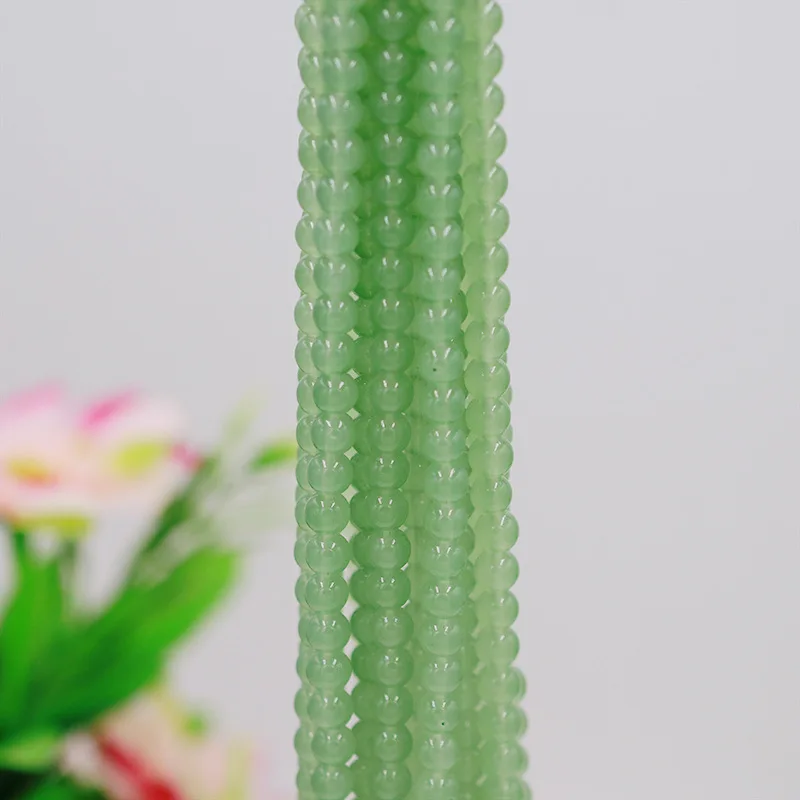 Polished Smooth like Gem Stone Beads Natural Precious Rose Quartz Crystal glass Beads For Jewelry Making