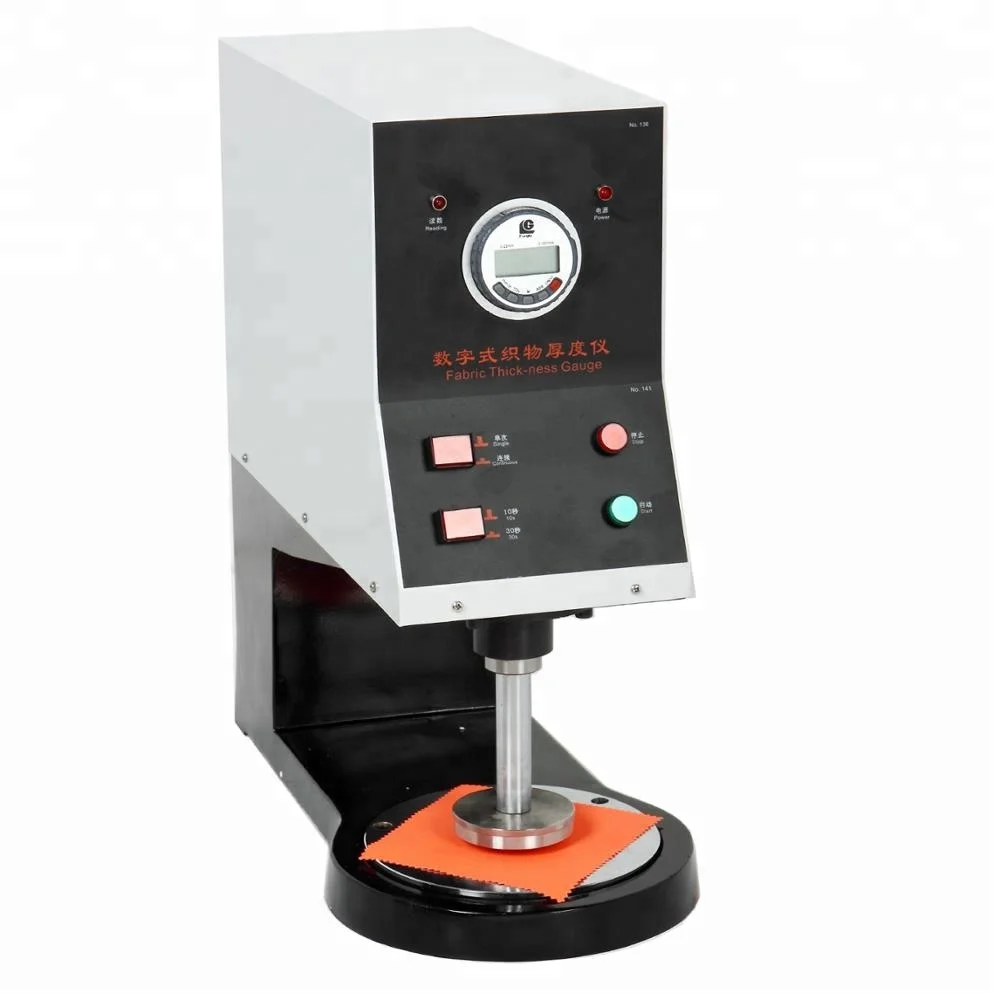 Digital Fabric Thickness Gauge For Thickness Measurement Of Various Textiles And Textile Products