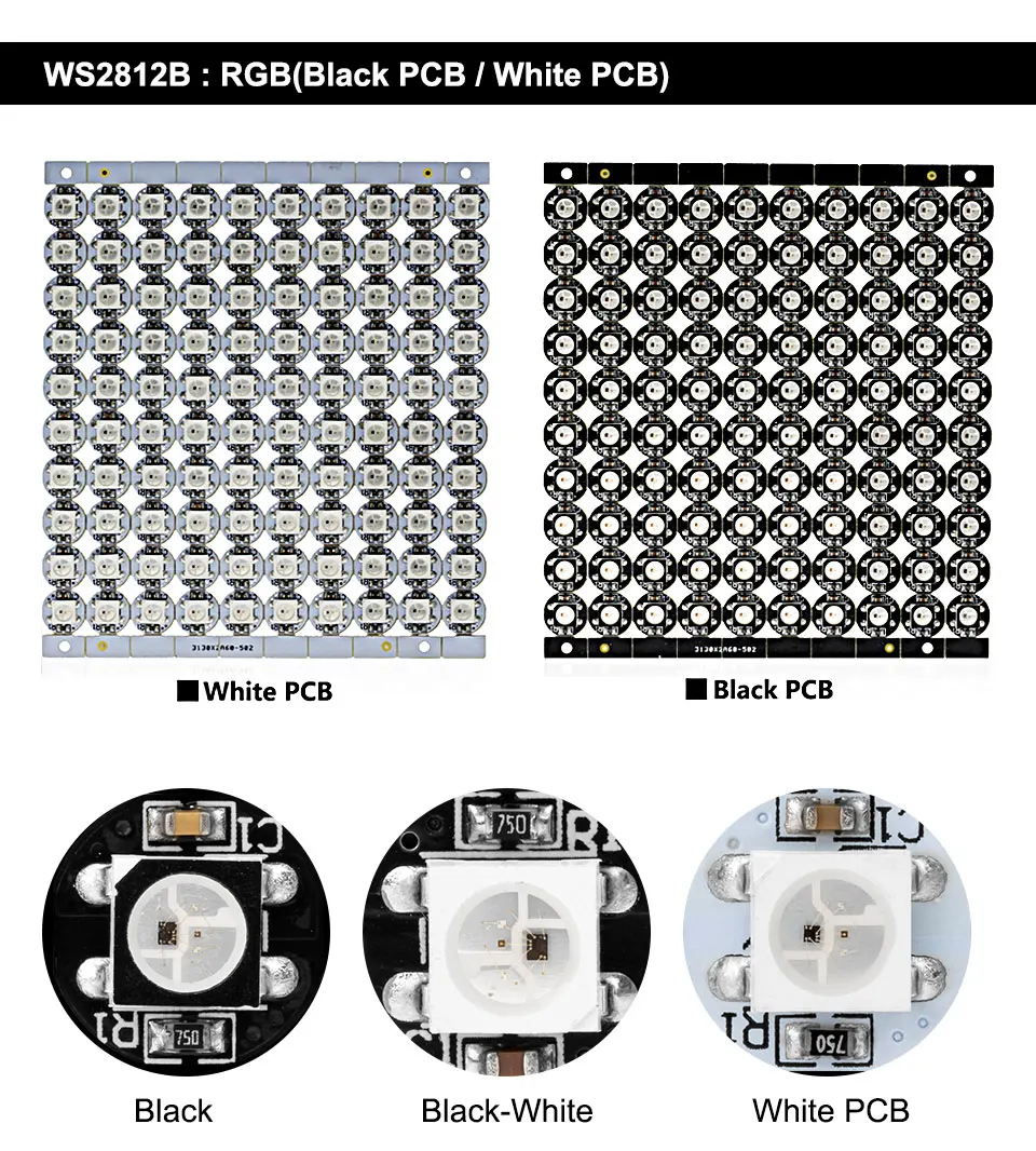  Распродажа 2020 светодиодный чип rgb rgbw ws2813b ws2812b sk6812 с