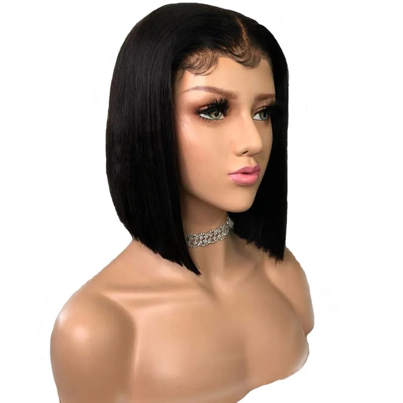 Wholesale Black Synthetic Front Lace Wig for Women