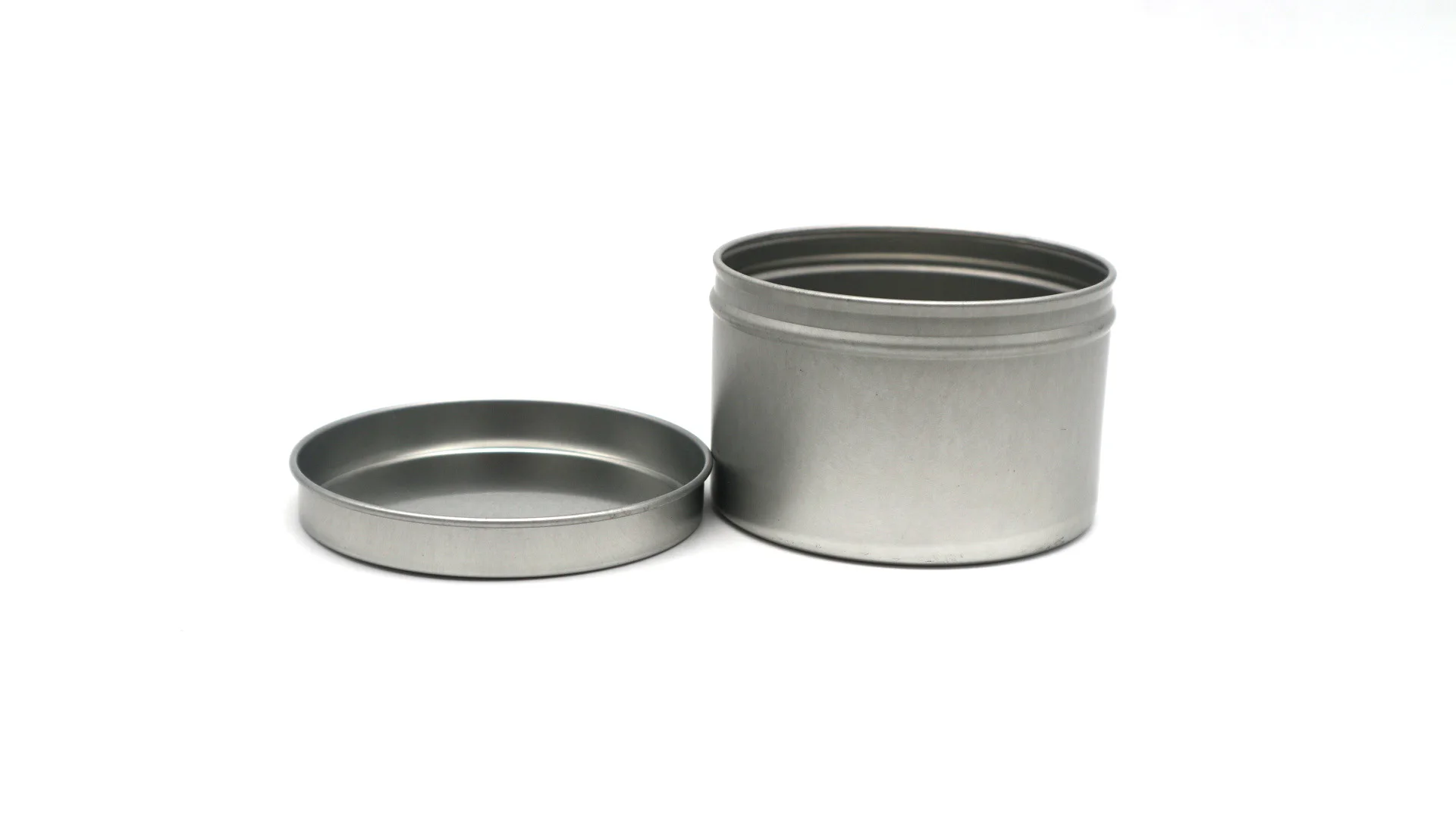 Wholesale 2oz 4oz 6oz 8oz Empty Round Scented Decorative Rose Gold Tin Container Jars Travel Matte Black Tinplate Candle Tins