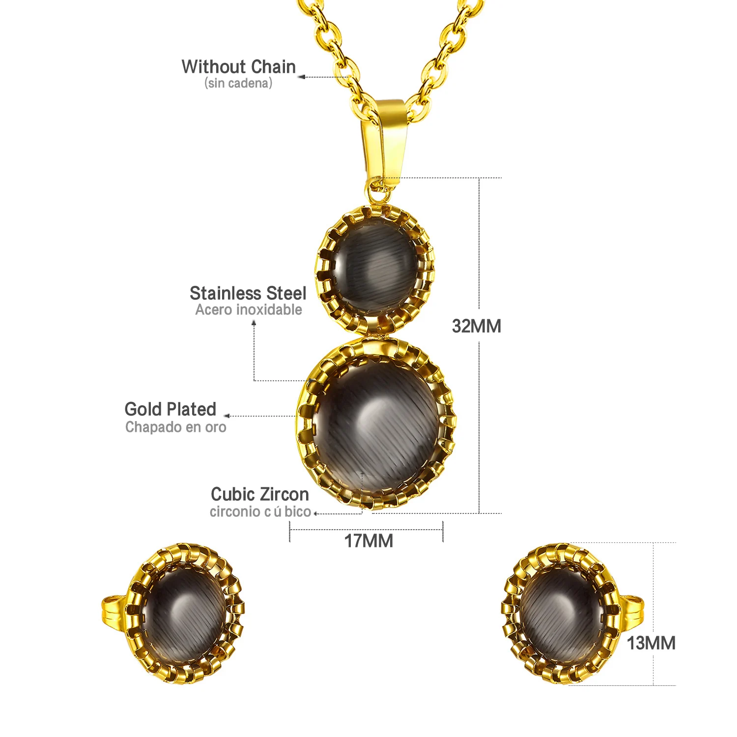 Trendy Opal Jewelry Set For Women,Opal Necklace Earrings ,Wholesale Necklace And Earrings jewelry Set