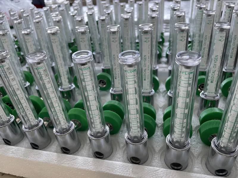 Good Price Brass Medical Oxygen Flowmeter with Humidifier Bottle Respiratory Equipment Accessory