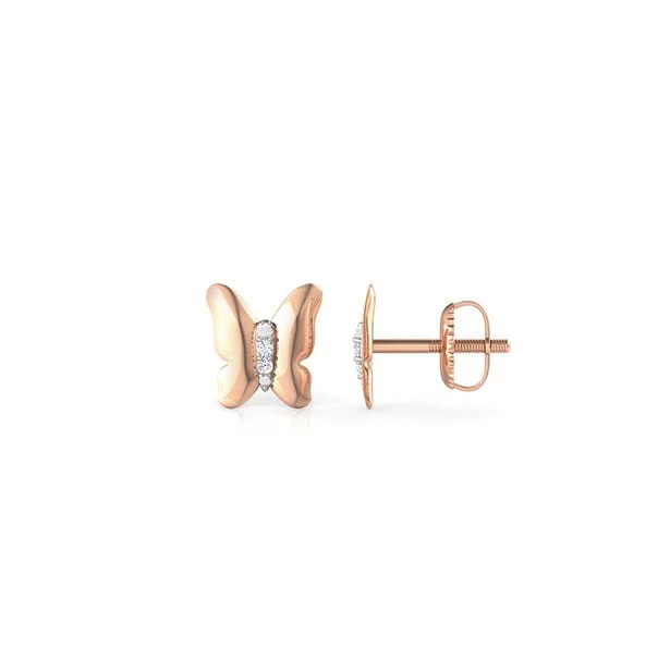 Earring Butterfly Stud Earring Slovehoony Dijes Al Por Mayor S925 Sterling Jewelry Rose Gold Plated Gioielli Argento 925 Aretes