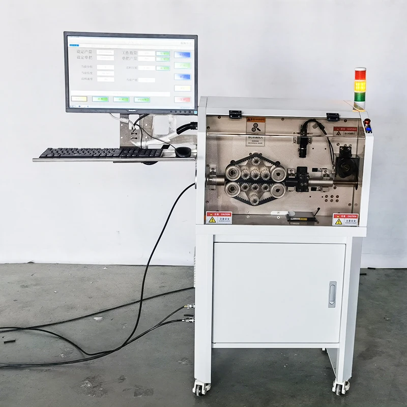 High speed  Visual Positioning Convoluted Tube Crest & Corrugated tube cutter Tube hill and valley cutting machine