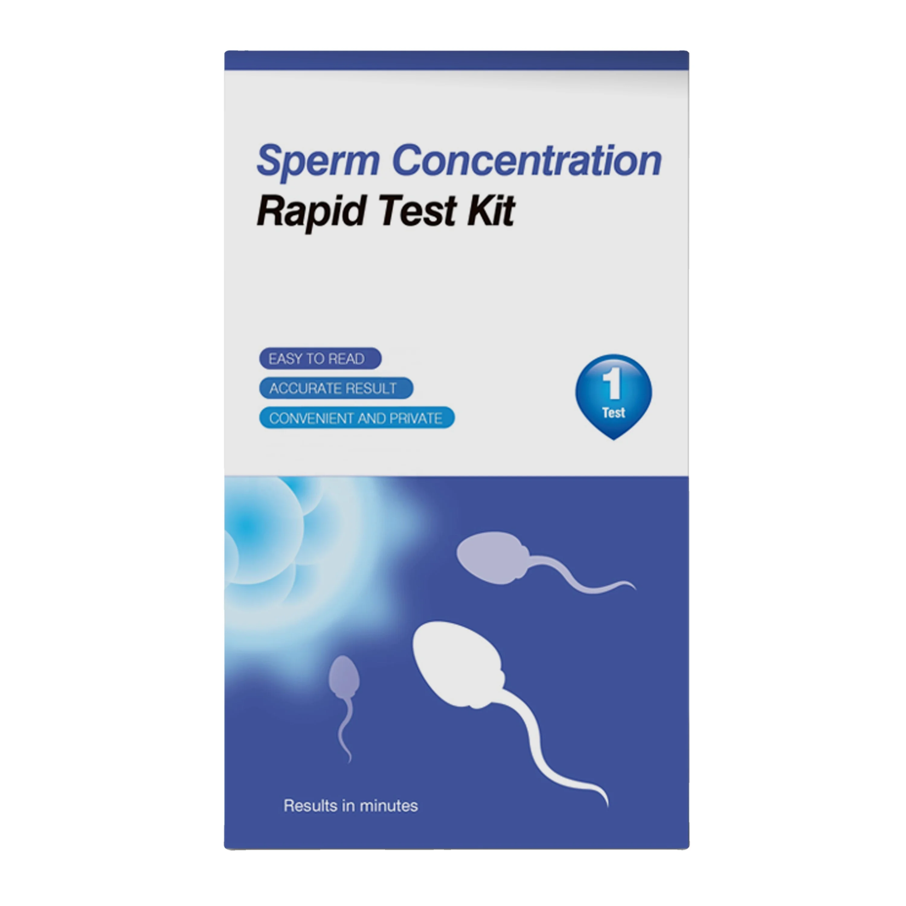 Male Sperm Concentration Test Card Fertility Collection Container Test