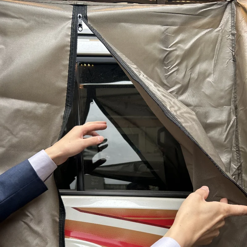 High Quality Portable Outdoor Toilet Bathing Tent Car Side Awning Camping Shower Tent