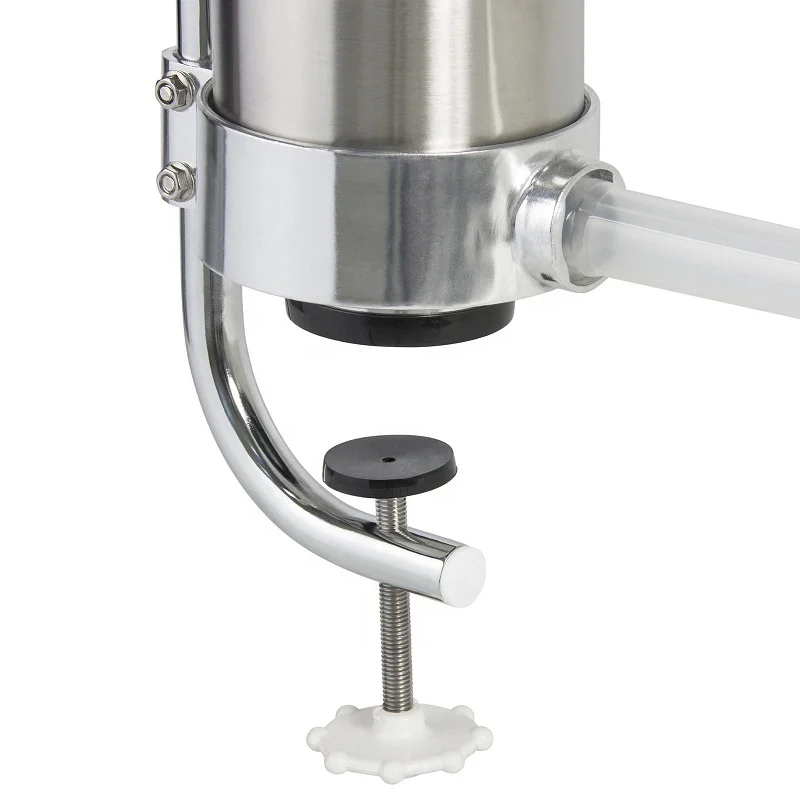 6 LBS Homemade Sausage Maker Stainless Steel Sausage Meat Stuffer
