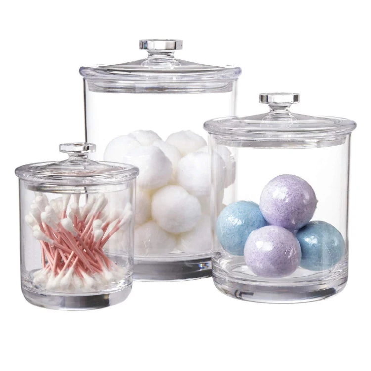 Transparent Beauty Case Super Quality Empty Makeup Case with Lids for Cosmetics