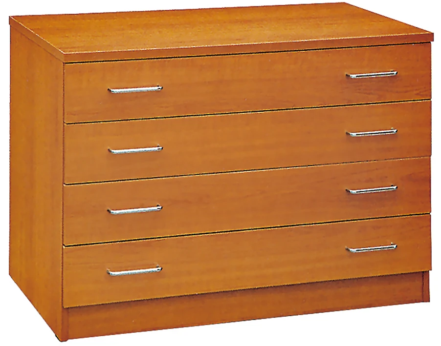 Wholesale Dormitory Furniture wooden cabinet with 4 drawers