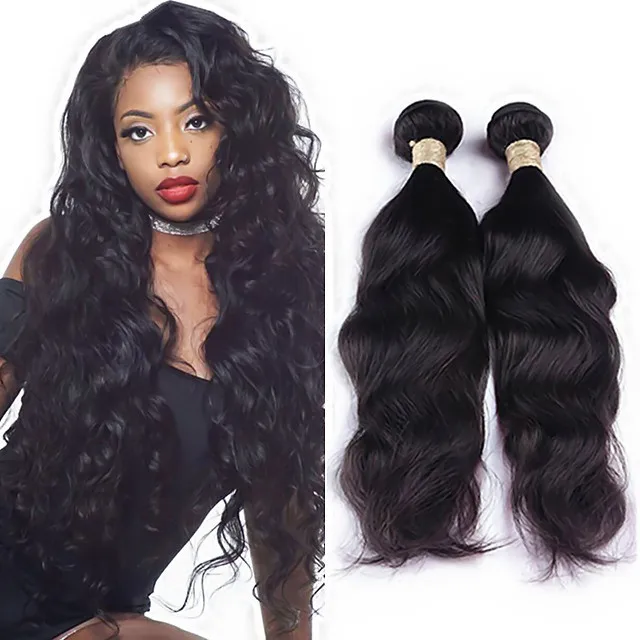 Wholesale women Brazilian cuticle aligned virgin hair vendor natural wave hair bundles 100% human natural hair extensions