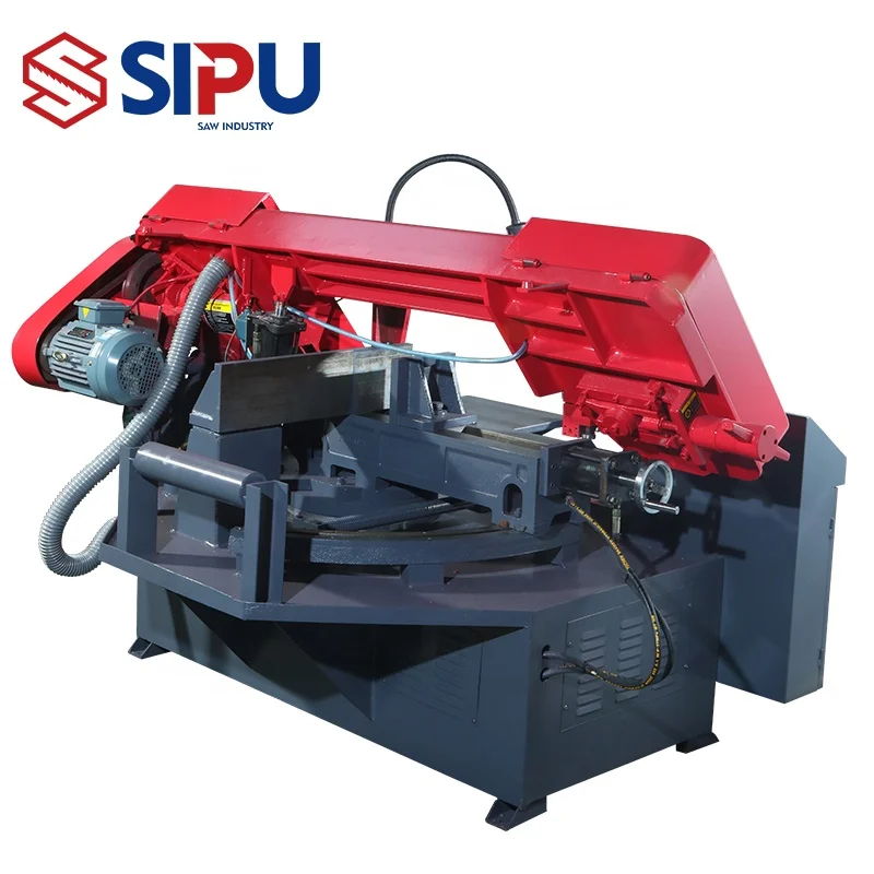 
Easy to Operate 0 to 45 degree angle rotate metal cut band saw machine GB4028X 