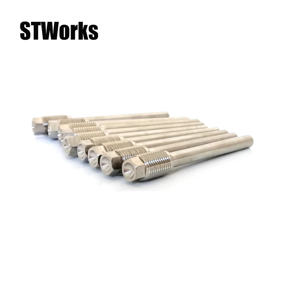 Customized CNC Turning Services Screw Dowel Rods  Titanium Piston Pin Connection