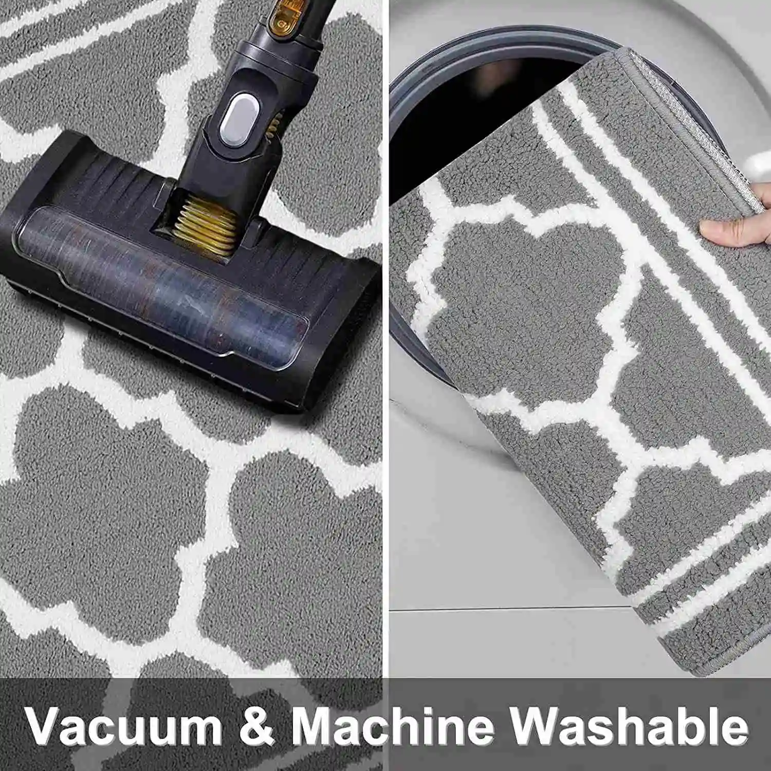 Non-Slip Olefin Tiny Grecian Door Mat