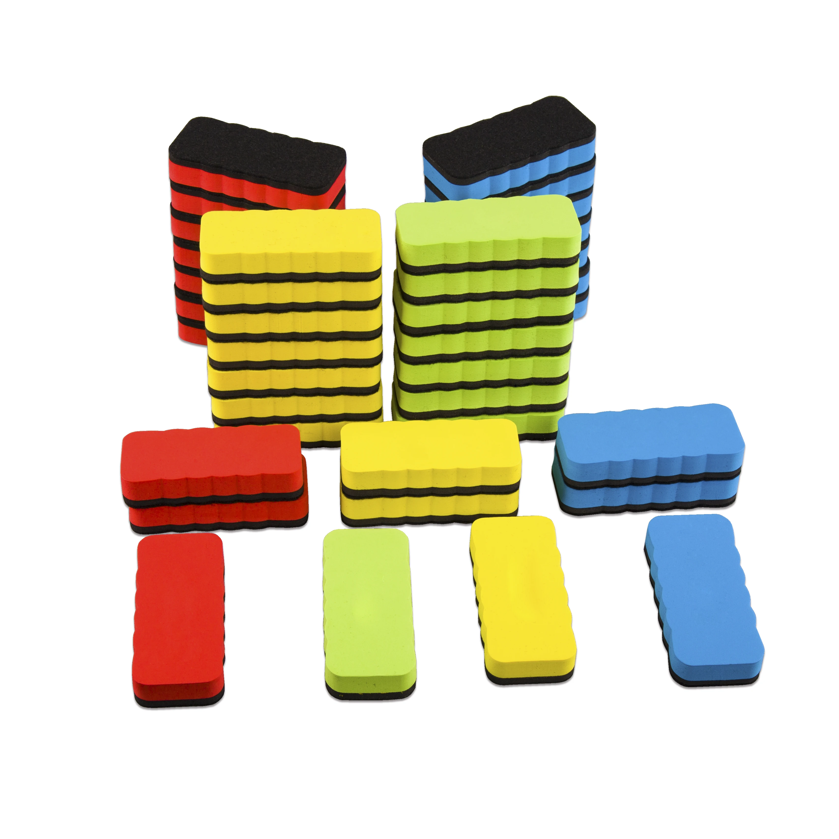 High Quality Custom Magnetic & Blackboard Erasers Custom Felt Eva Dry Wipe Whiteboard Erasers Factory Wholesale