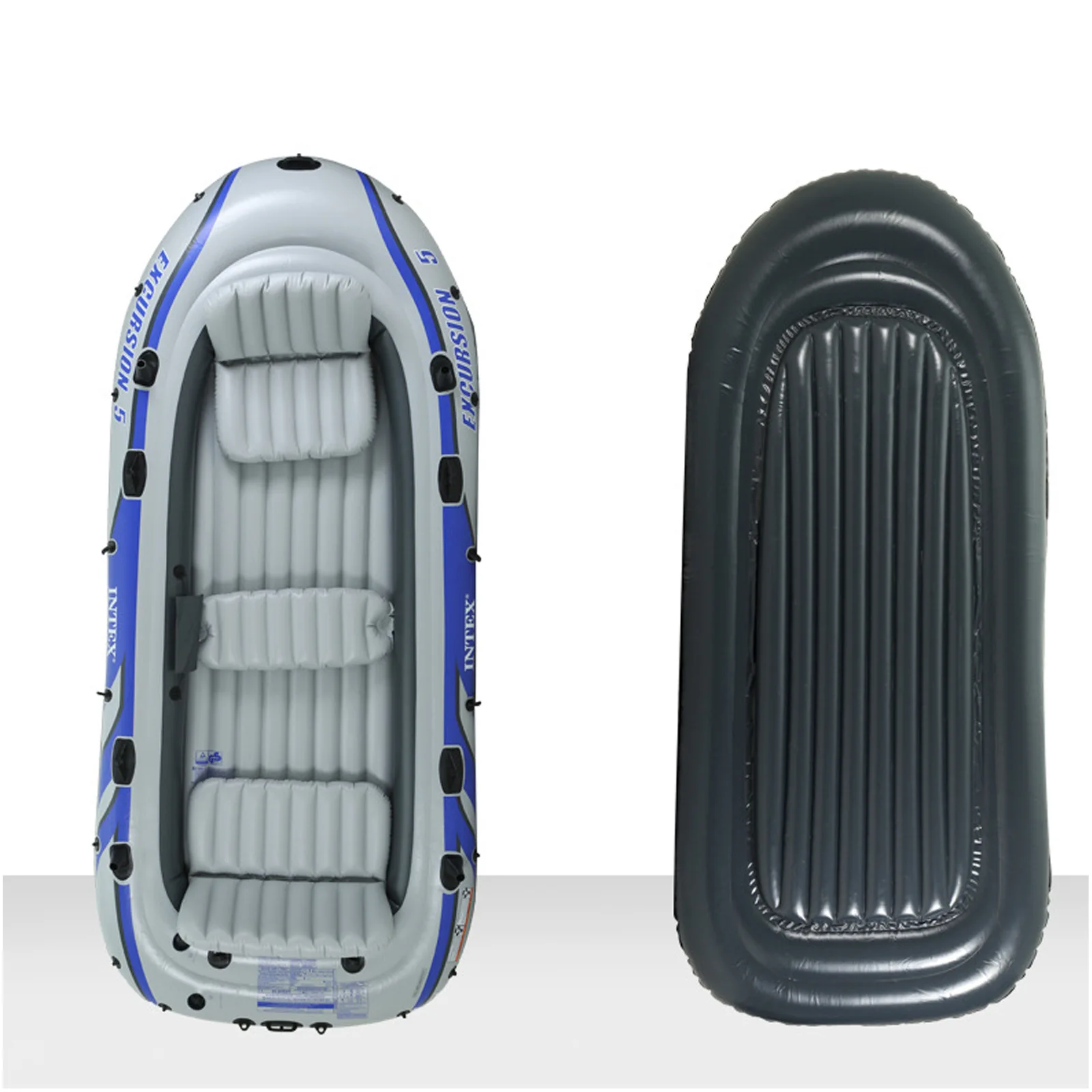 Outdoor Professional 5 Person Inflatable Rowing Boat Inflatable Kayak with Paddle for Water Sports PVC INTEX Lakes & Rivers