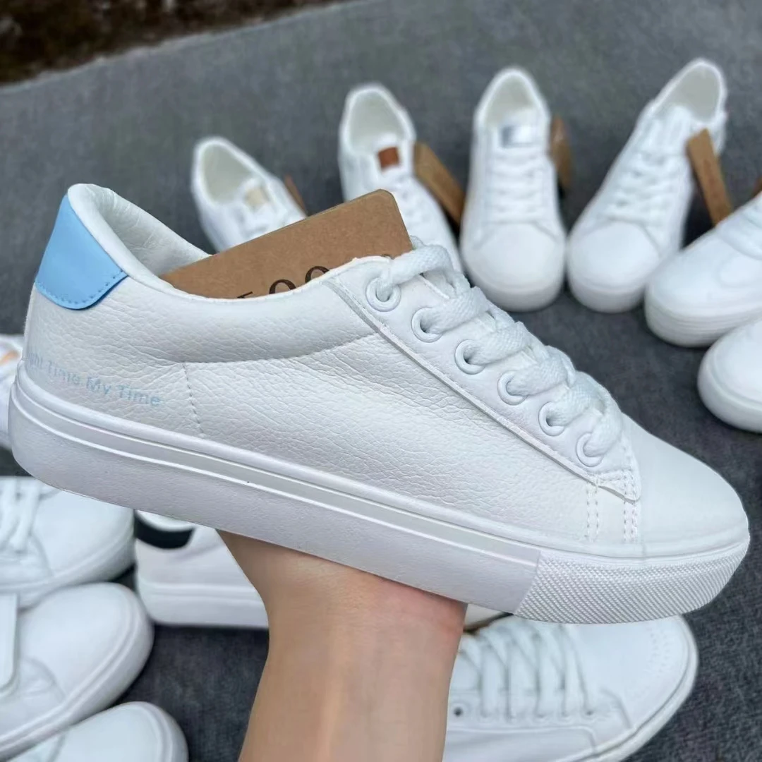 Factory Wholesale Cheap Non-Slip Lace Up Sneaker Rubber Shoes For Women Shoes Stock