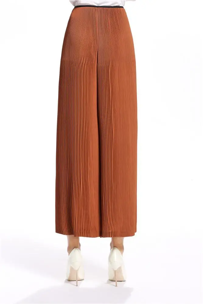 Latest design Fashion comfortable texture wide leg casual yoga Pleated Pants