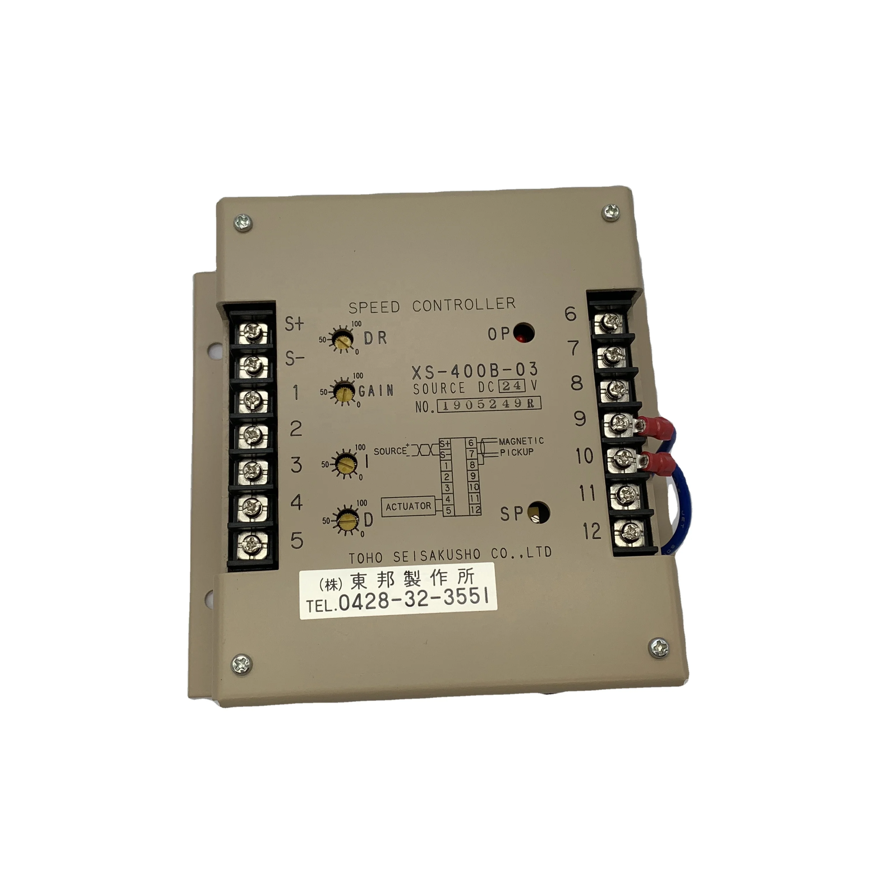 Generator Speed Governor Unit Speed Control Panel 04410-44700 Speed Controller