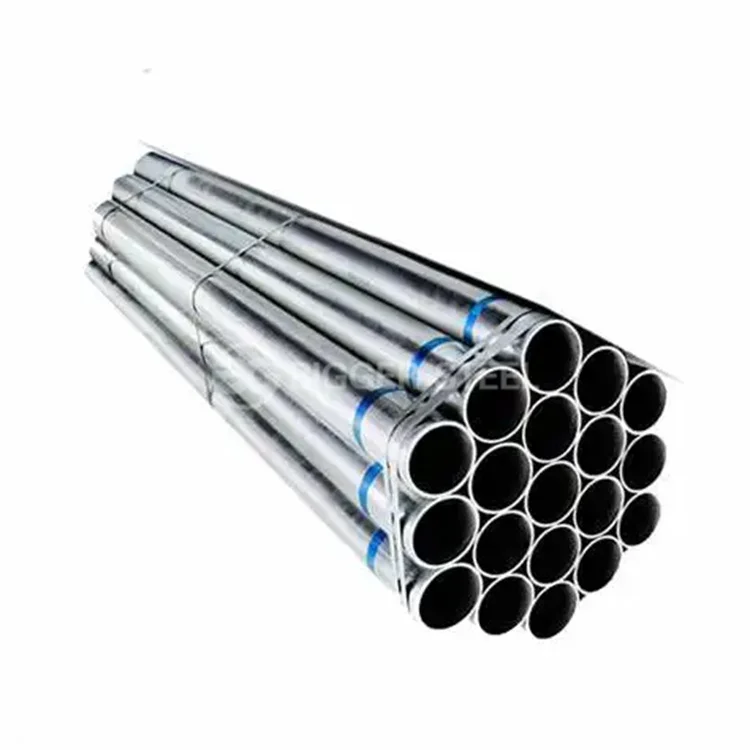 Hot Dip Pre 2 Inch Threaded Galvanized Iron Welded Round Tube Fence Pipe in Turkey Seamless Carbon Spiral Steel Pipe