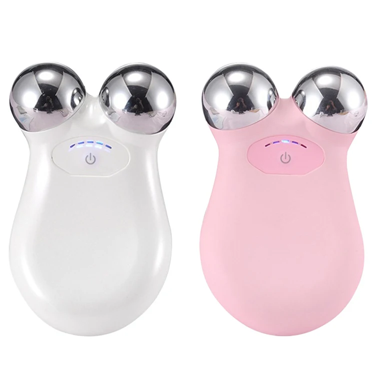 Home Use Wireless Portable Vibration Skin Care Machine EMS Lifting Mini Size Beauty Device for Face and Neck