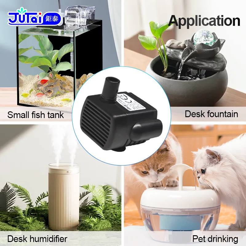 Waterproof Silent Mini Dc Water Pump Submersible Pet Drinking Fountain Water Pump
