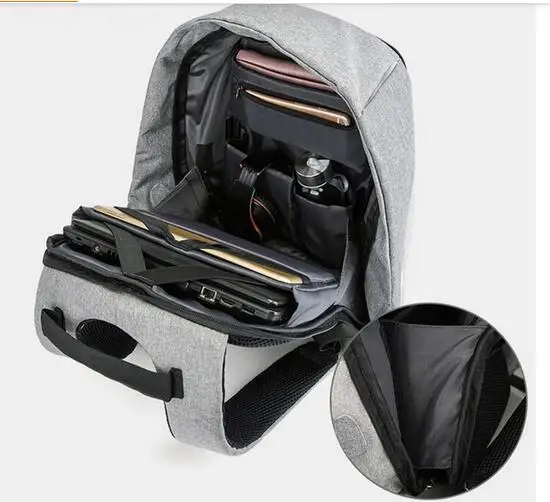 USB Charging Port Solar Backpacks backpack with solar panel solar power charger bag solar bag anti thief