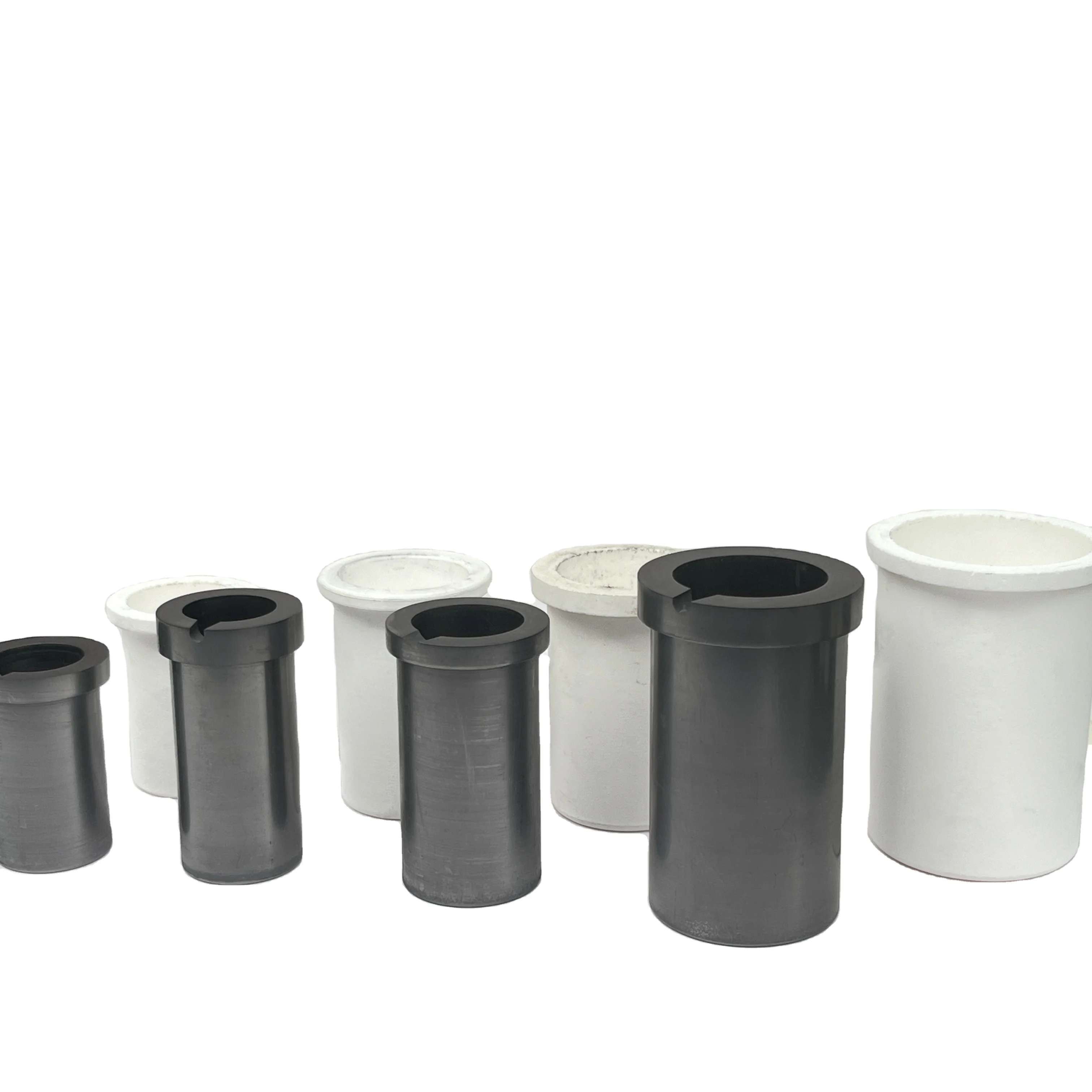 High Density Silicon Carbide Graphite Crucible for Melting Cast Iron Scraps Gold Silver Copper Melting