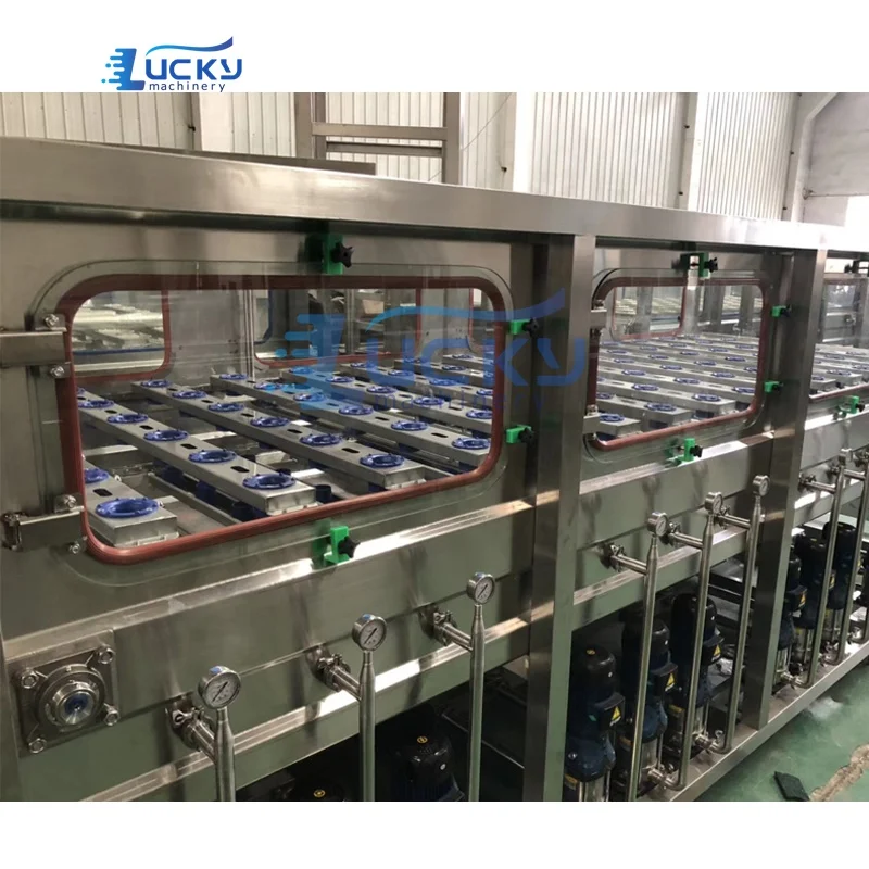 5 gallon bottle washing filling capping machine /automatic barrel water filling machine