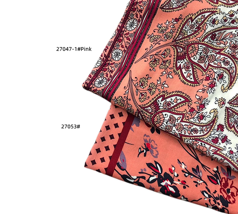 Оптовая продажа одежды мягкая тканая Цветочная многоцветная 100% искусственная