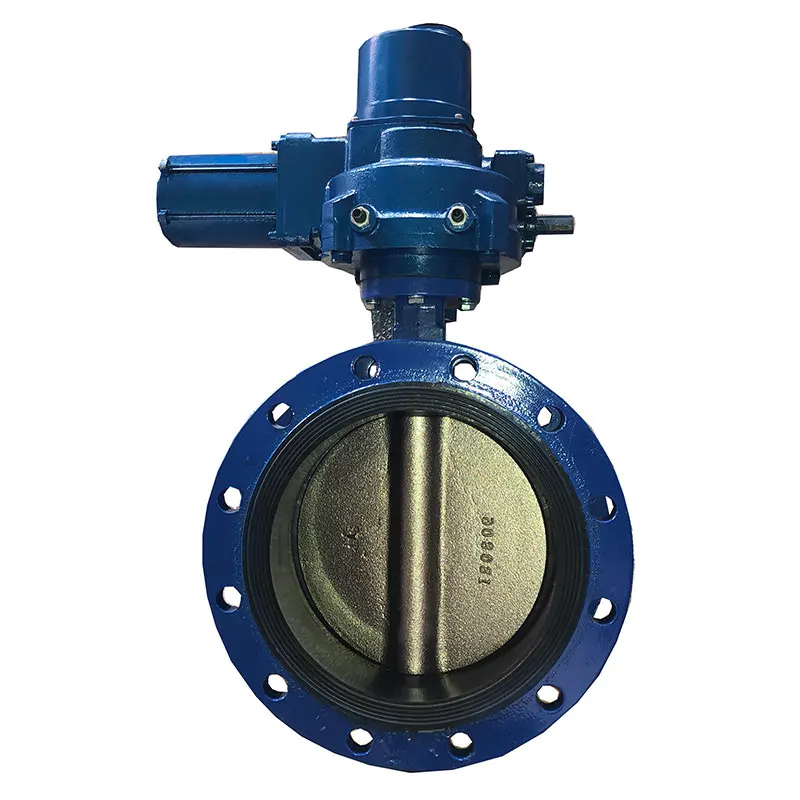 
D941X-16C Cast Steel Electric Butterfly Valve with best price 