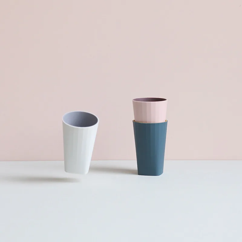 Fangyuan two-color mouthwash cup Nordic wash cup household simple toothbrush cup couple set