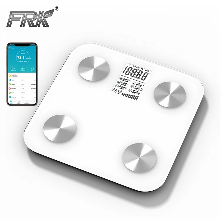 Smart Digital Bathroom Scale with App Control and High-Capacity Design for Accurate Weight Measurement up to 180kg