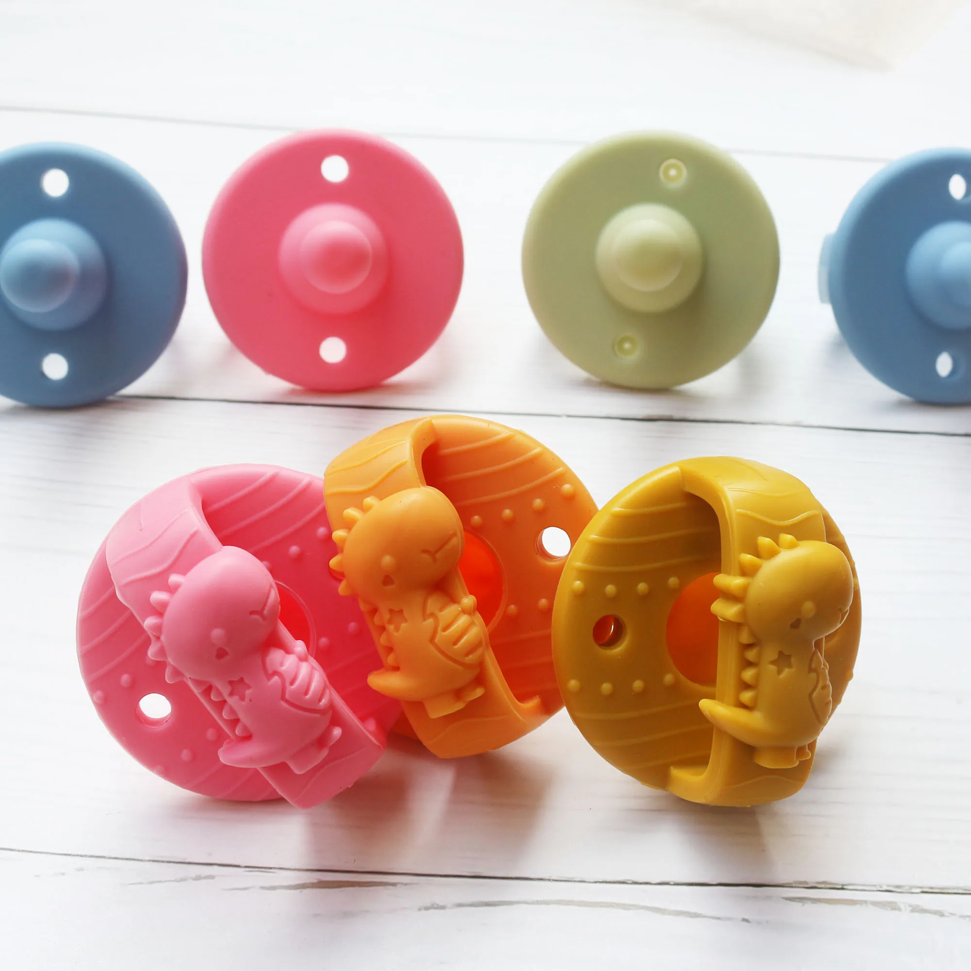 Customised Blank Pacifiers Eco-Friendly Food Grade Silicone Dummy Baby Pacifier