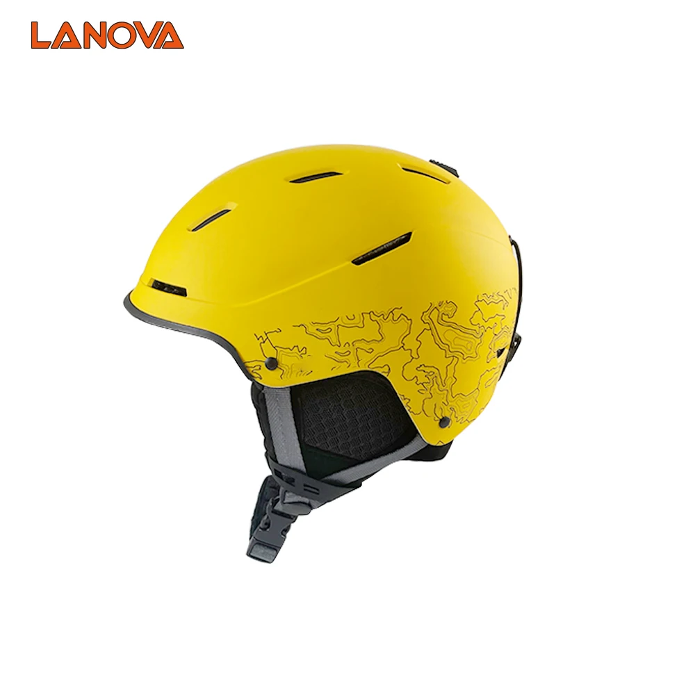 Lanova Factory Promotional  Sport Breathable Shockproof Brim CE ASTM Standard  Cool Ski Helmet Snow Sports Helmets Ski Helmet