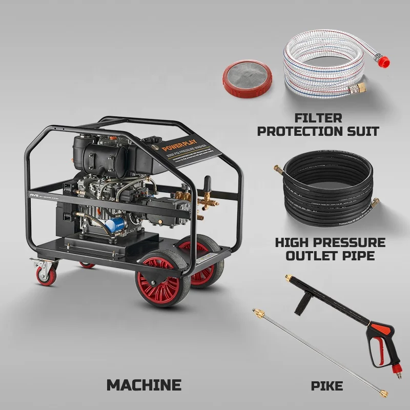 high quality 292FE  pressure washer  150bar 2200PSI  gasoline engine  high pressure washer