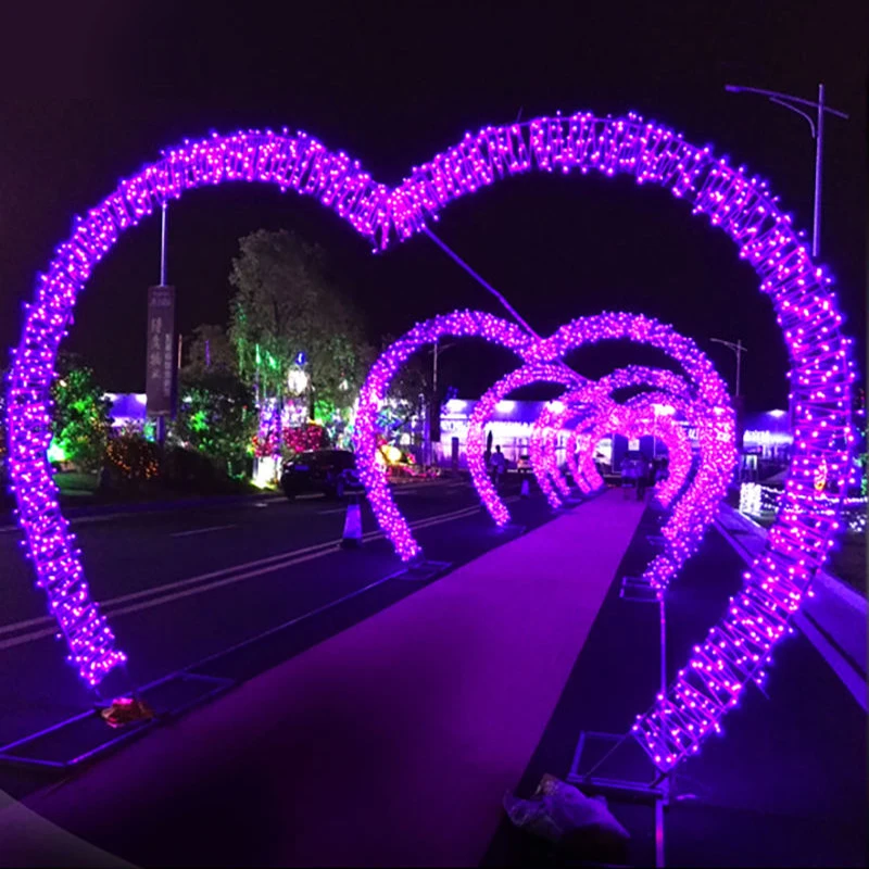Christmas Arches Motif Lights Outdoors Decorative Lightings New Year Waterproof LED Festival Holiday Lanterns Decorations